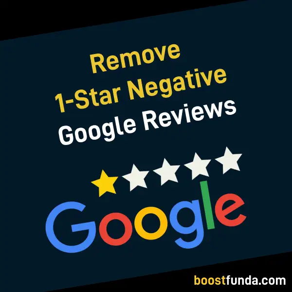 Remove negative Google reviews