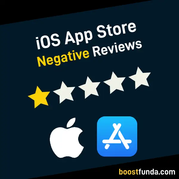 Buy Negative iOS App Store reviews